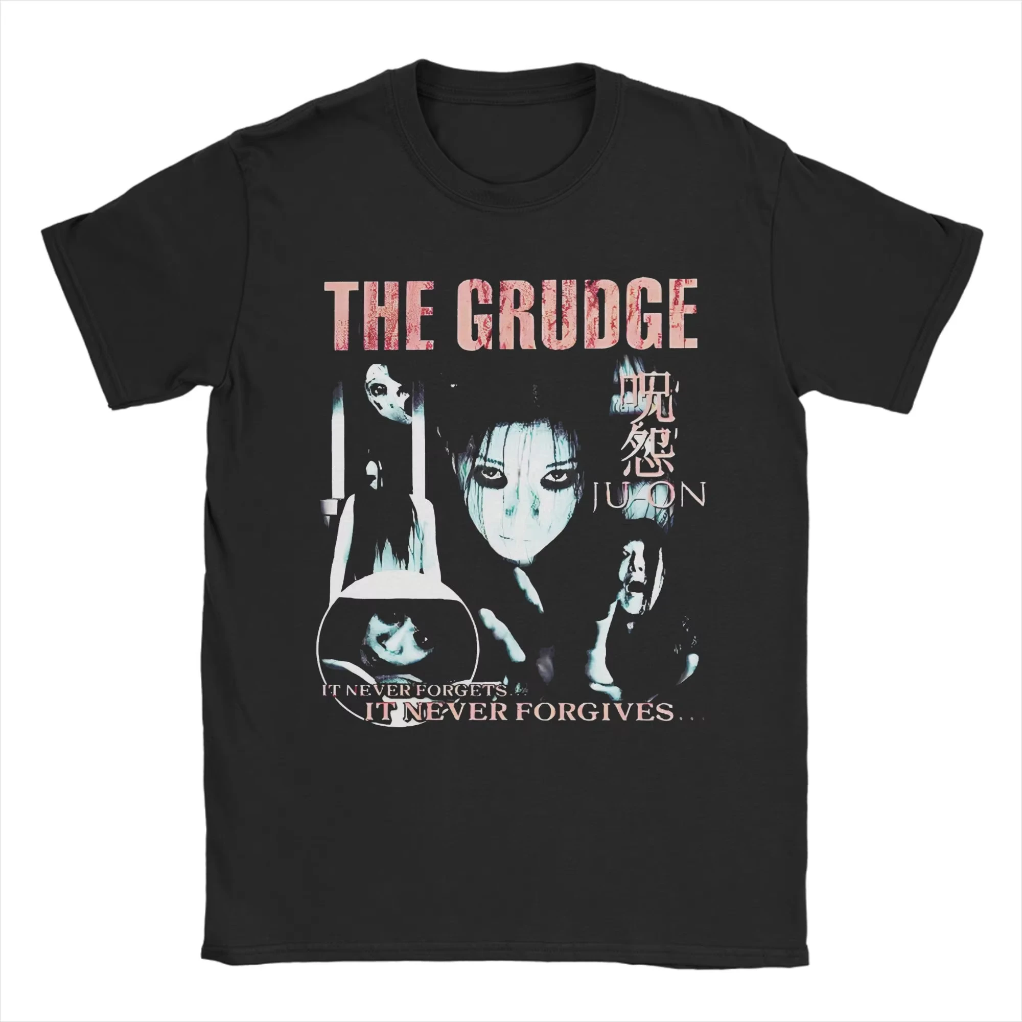 The Grudge Hot Horror movie Retro Fashion Oversized Unisex Fashion Street Casual Tee Classic Loose Streetwear Trendy Cotton soft