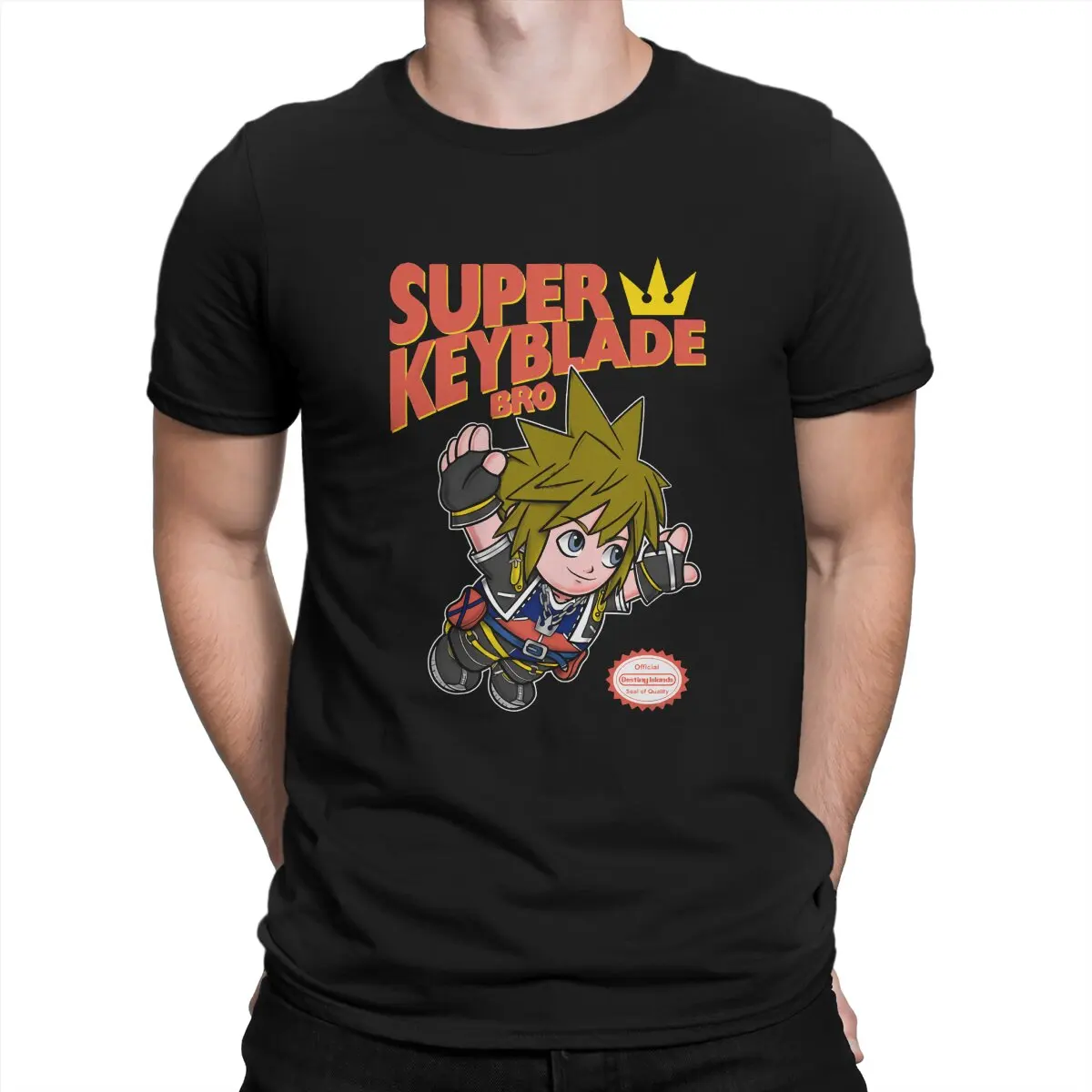 Super Keyblade Bro  Special TShirt Kingdom Hearts Riku Game Leisure T Shirt Summer Stuff For Adult