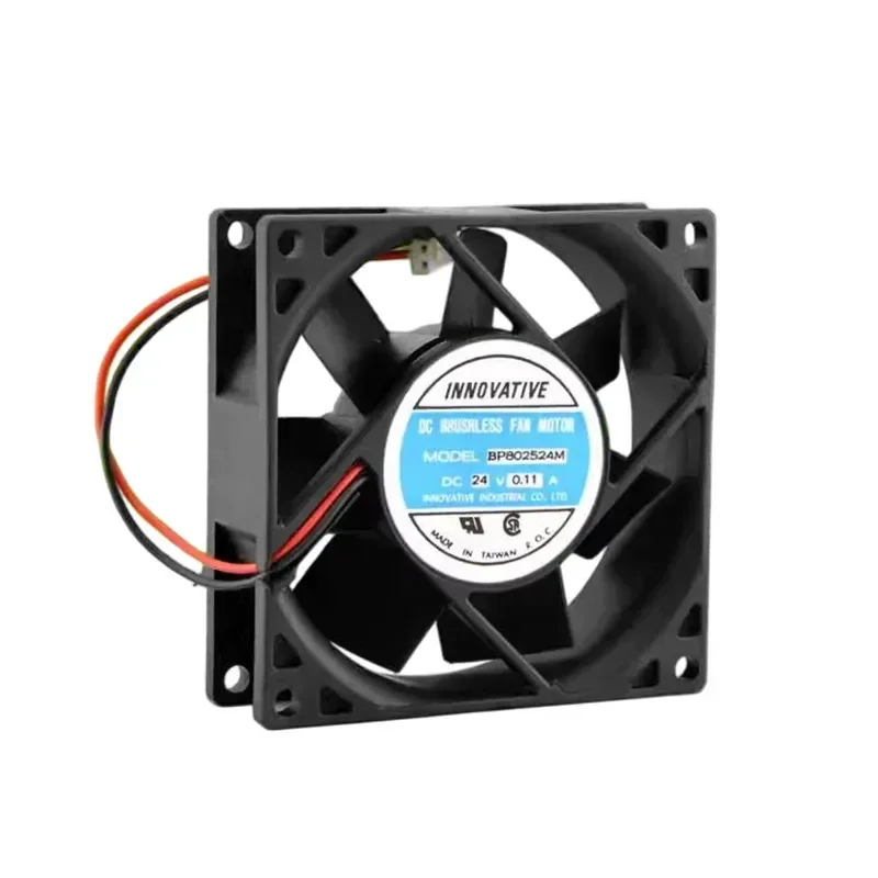 INNOVATIVE Taiwanese BP802524M 24V 0.11A 8CM 8025 Ball, Ultra Quiet, Fan