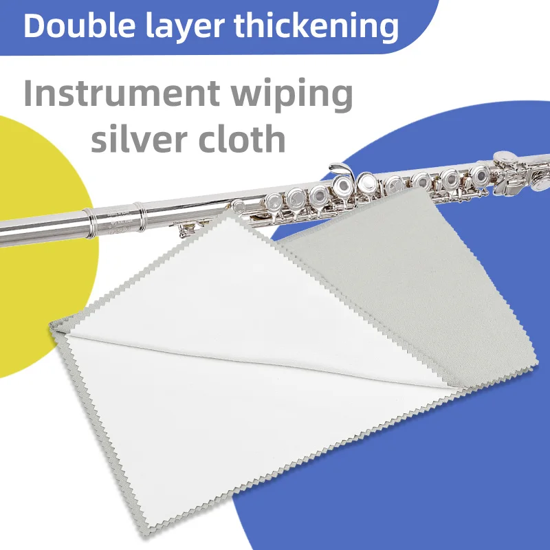 

Saxophone, Flute, Trumpet, French Horn Silver-Plated Instrument Polishing Cloth, Cleaning Cloth, Universal Accessories