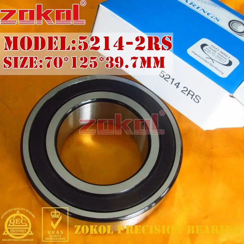 5206 5207 5208 5209 5210 5211 5212 5213 5214 5215 2RS Axial Angular Contact Ball Bearing