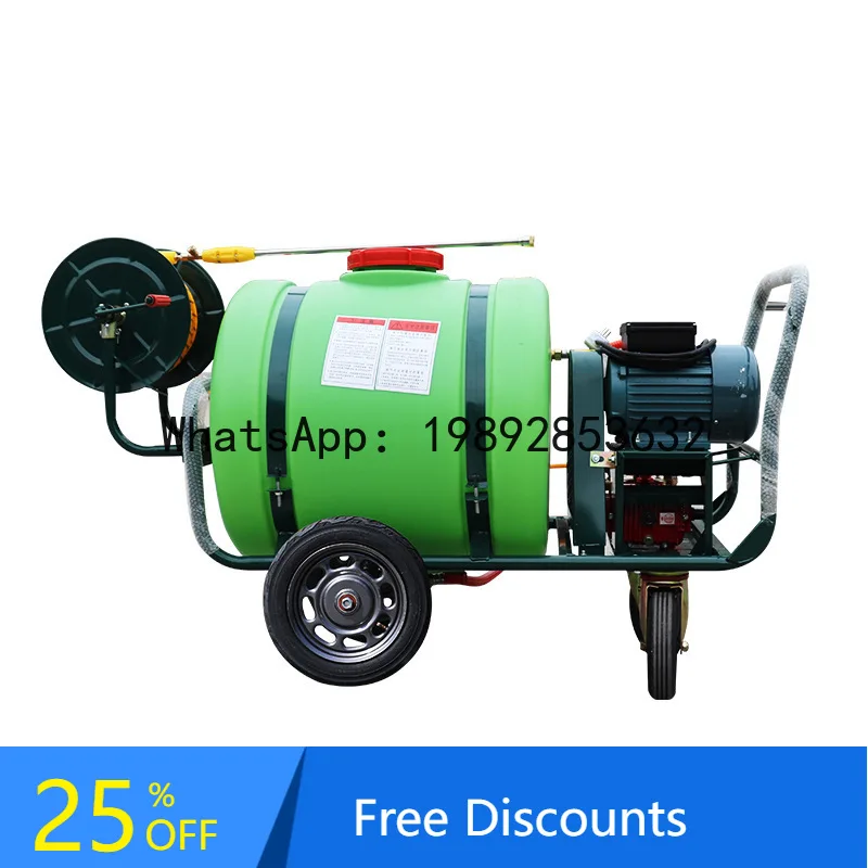 

YFY Cart-Type Hand-Push Sprayer 160L Electric Rechargeable High-Pressure Agricultural Electric Disinfection Sprayer