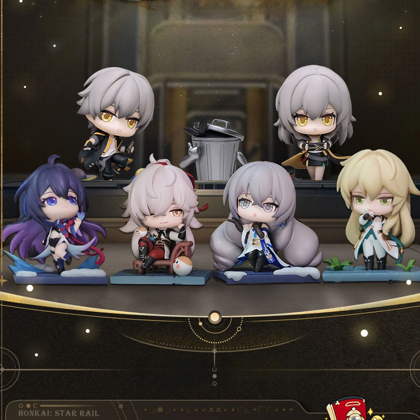 Honkai: Star Rail launch Time Themed Desktop Decoration Q Version Figures Merch