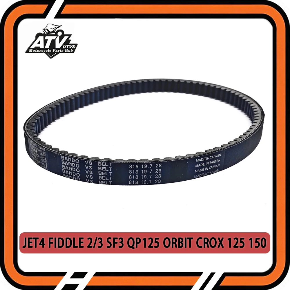 

Приводной ремень 818x19,7x28, скутер, мопед, ATV, ремень CVT для sym JET4 FIDDLE 2/3 SF3 QP125 ORBIT CROX 125 150 818 19,7 28