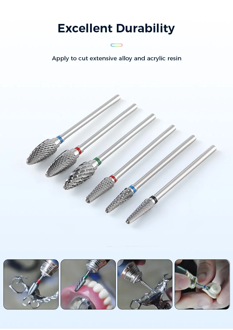 1PC AZDENT Dental HP Hartmetall Labor Bohrer HP 2,35mm Dental Labor Bohrer Umfangreiche Geschnitten Dental Bohrer Bohrer – Detail 4