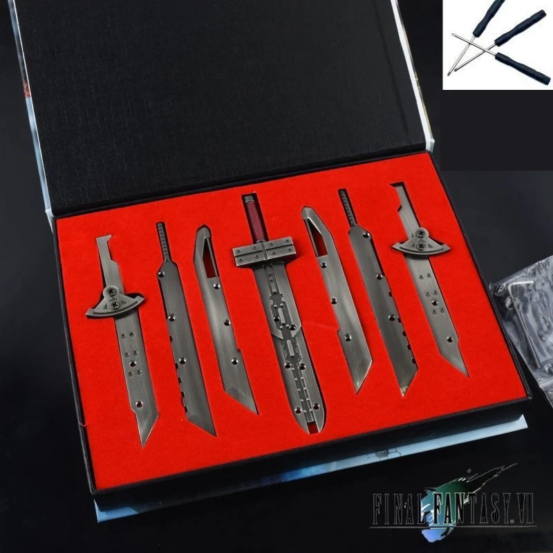 الإبداعية ستة السيوف في مجموعة واحدة لعبة Fenlier نموذج سكين كبير يمكن تجميعها في أداة EDC المحمولة في الهواء الطلق
