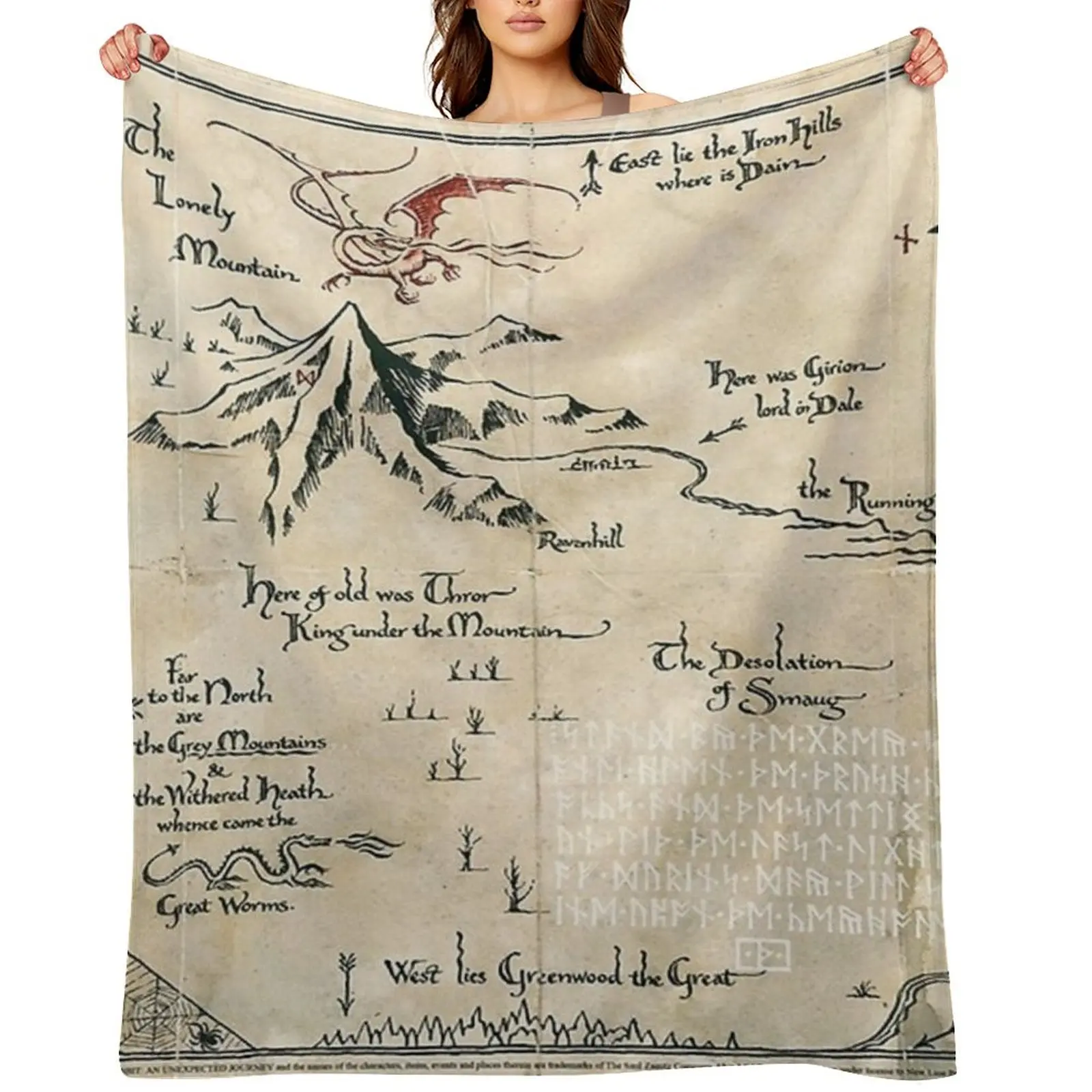 

Legendary Treasure Maps Throw Blanket Luxury Thicken Blankets For Baby Heavy Vintage Blankets