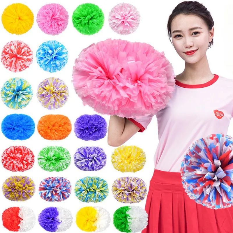 

Holding Flowers for Cheerleading Sports Match Pom Poms Show Ball Cheerleading Flower Ball School Activities Celebration Supplies