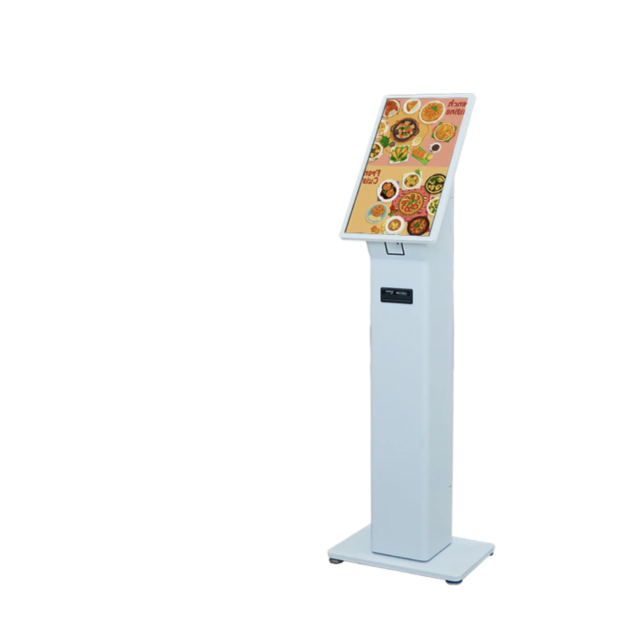 Self-Service Indoor Kiosk for Order Payment Touch Scan Code Floor-Mounted Optional Barcode Reader Includes SDK Function