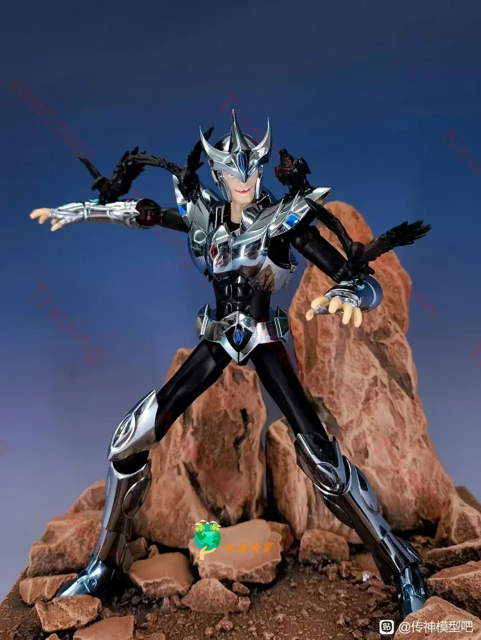 متوفر في المخزون CS Saint Cloth Myth EX Corvus Silver Saint Alloy مجموعة شخصيات الحركة هدية