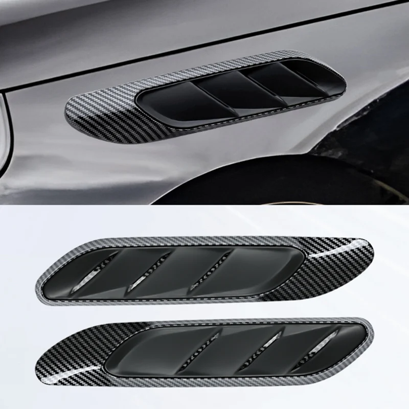 سيارة الجانب الحاجز غطاء لسيارات BMW 5 Series/i5 G60 M Sport 2024-IN إضافة على جزء الجانب مدخل هواء فتحات لاصقة تزيين غطاء الكسوة