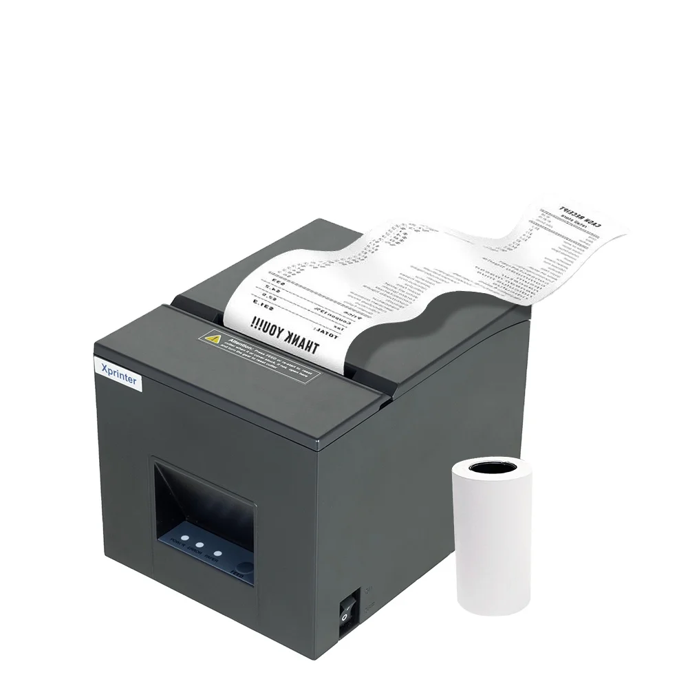

Xprinter T837 80mm Thermal Receipt POS Mini Printer 203dpi Color USB LAN Wireless Interface for Restaurant Supermarket Use