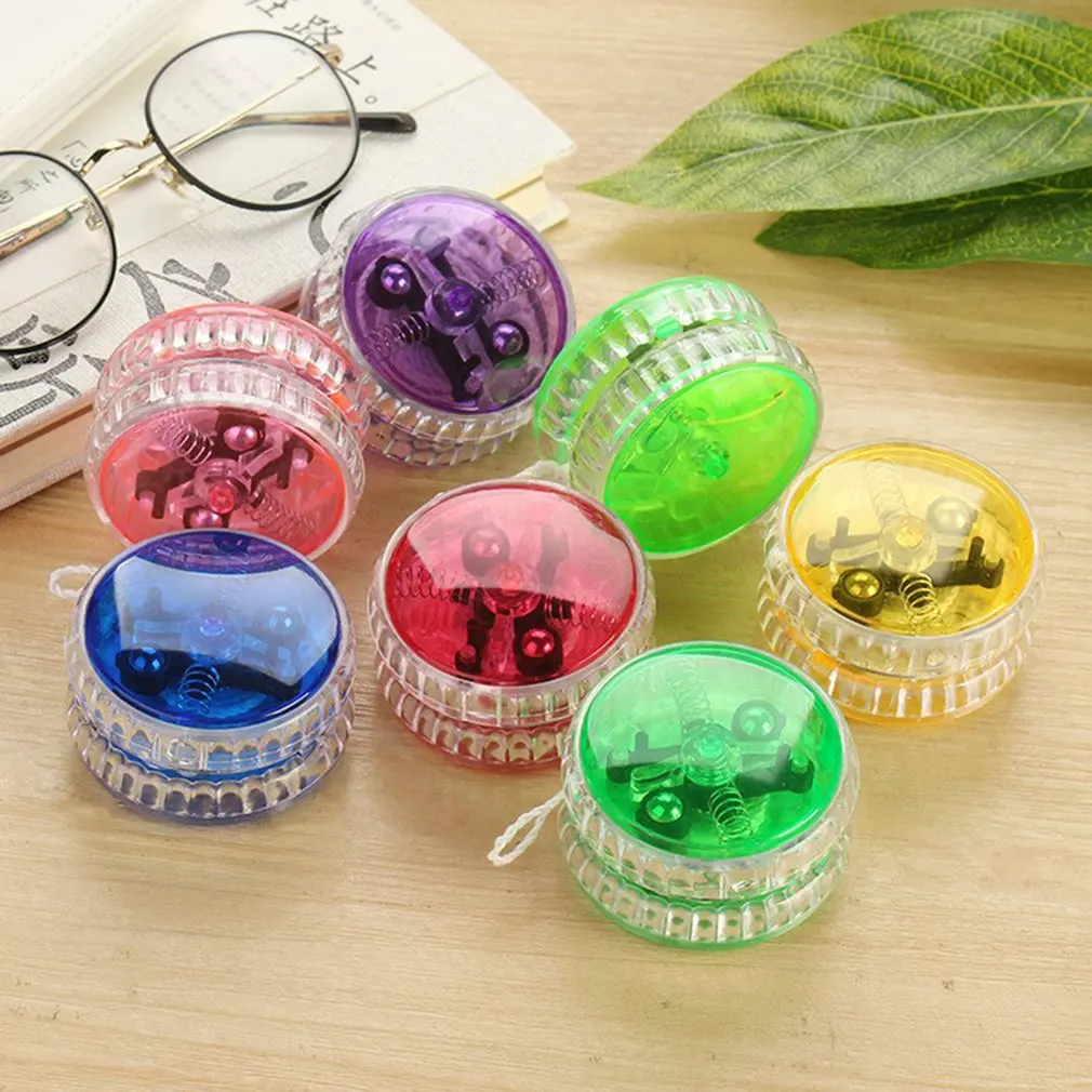 LED Flashing YoYo Ball Children Clutch Mechanism Magic Yo-Yo Toys For Kids Gift Toy Party Fashion Toy