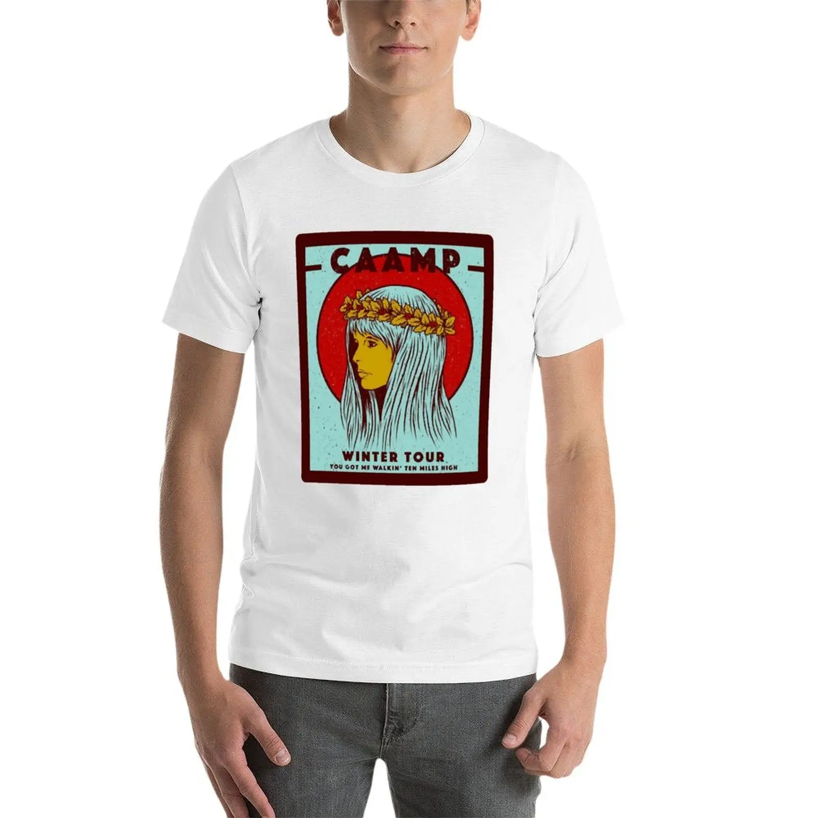 CAAMP BAND WINTER TOUR T-Shirt t shirt for man anime tshirt T-Shirt