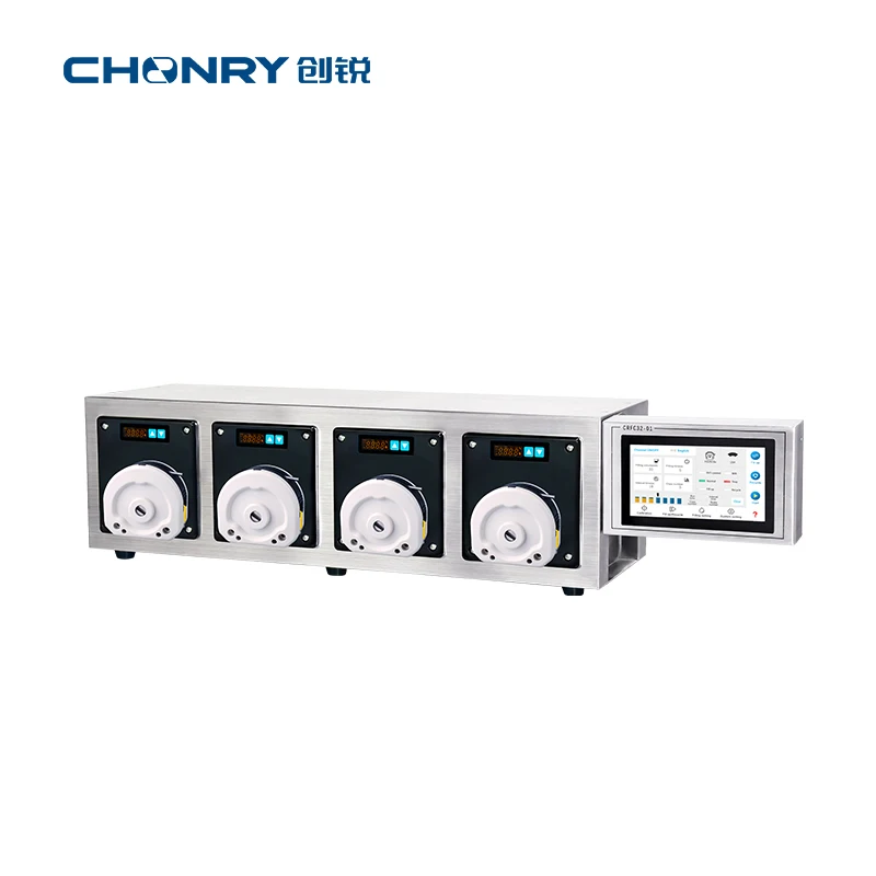 Max 6L/min Multichannels Peristaltic Pump Dosing System Dispenser Filling System for Liquid Beverage Filling Machine UTF02/KZ25