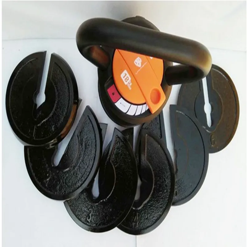 الرياضة Kettlebell اللياقة البدنية رفع الأثقال 20 رطل 9 كجم الحديد الزهر Kettlebell مجموعة الوزن الحرة أجراس الغلاية