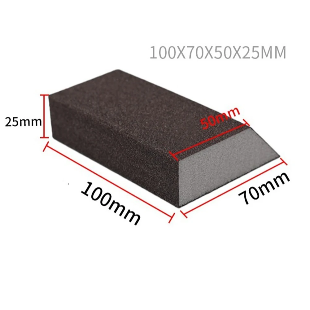 For Amber Polishing Abrasive Sanding Foam Polishing Pad 100x70mm For Cleaning Scrubber Effective On Wood, Metal, Plastic
