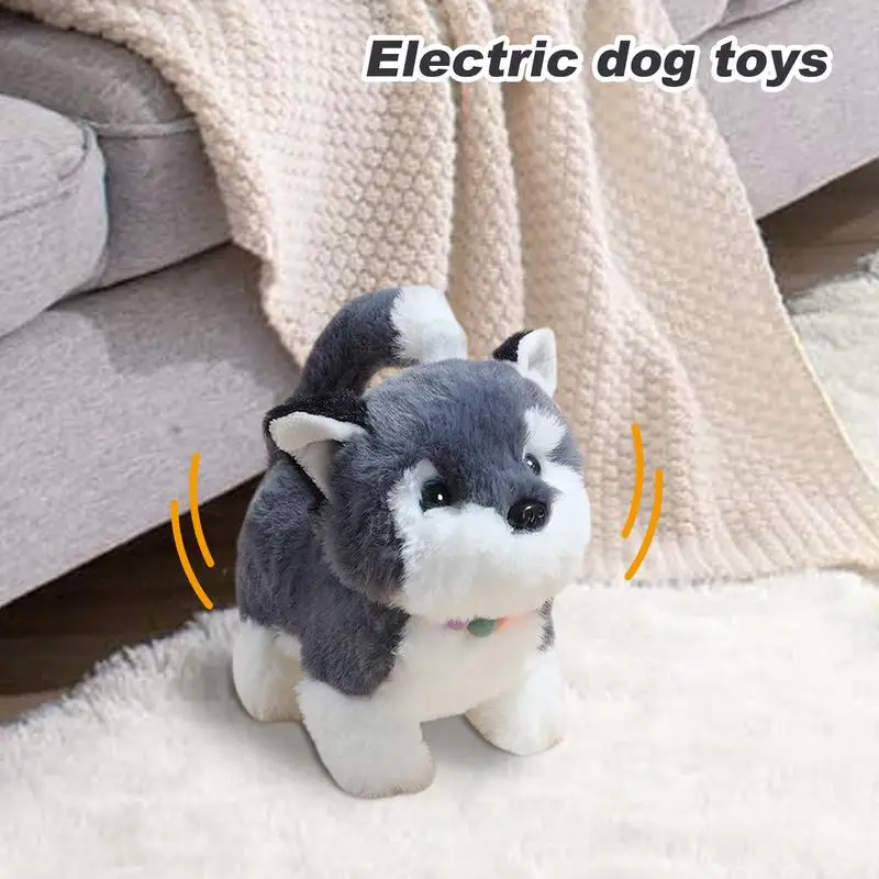 Brinquedos interativos para cães latindo, Divertidos brinquedos interativos para cães Cachorro de pelúcia Brinquedo eletrônico Mascote Falso