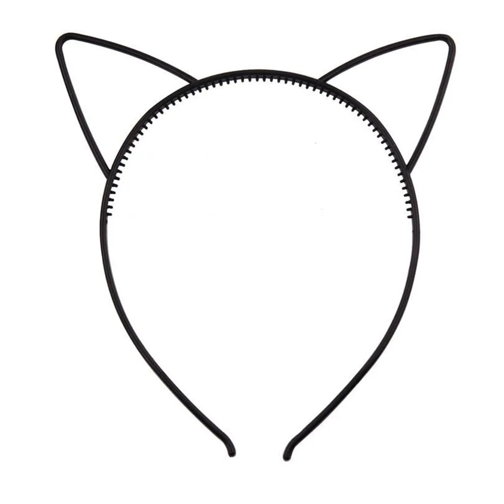 Kids Black Cat Ears Hairband for Parties
