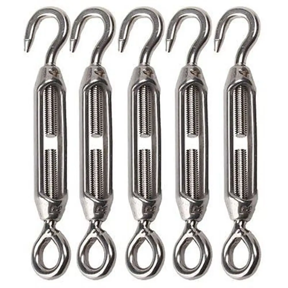 Rope Tension Tightener Rope Connection Tool Hook Eye Turnbuckle Turnbuckle Bolt Turn Buckle Stainless Steel Eye Turn Buckle