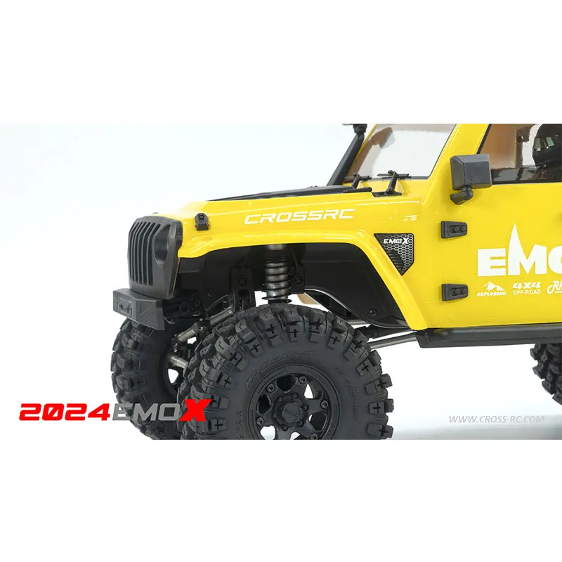 CROSSRC remote control EMO X big rhinoceros 1/8 electric climbing car differential lock dual speed door bridge