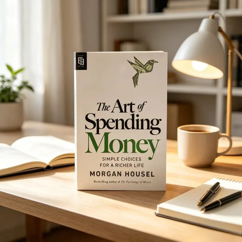 2 Books Set The Psychology of Money & The Art of Spending Money By Morgan Housel Personal Finance Investing Paperback Books