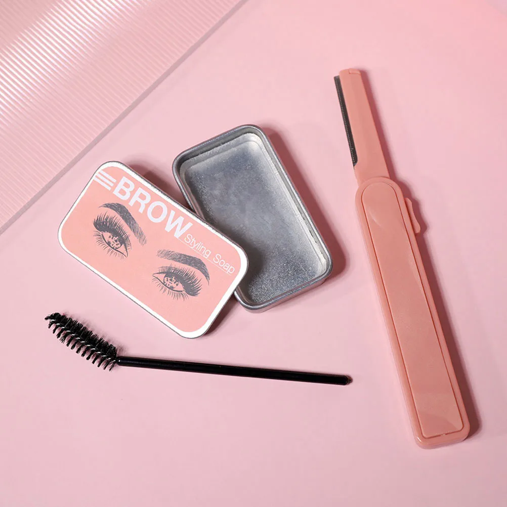 

3 Pcs Shaping Wax Eyebrow Brow Styling Pomade Natural Brow Pomade Thick Sparse Natural Eyebrow Wax Brows Setting Soap