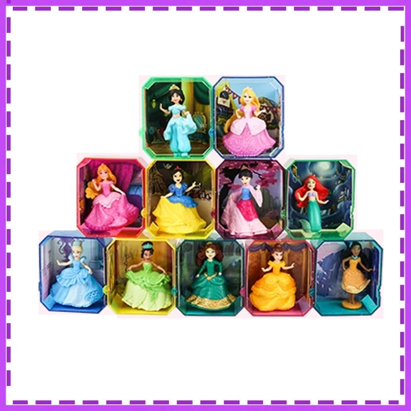 

Hasbro Anime Disney Mini Characters Snow White Cinderella Ariel Pocahontas Blind Box Gifts for Children Action Figure Model Toys