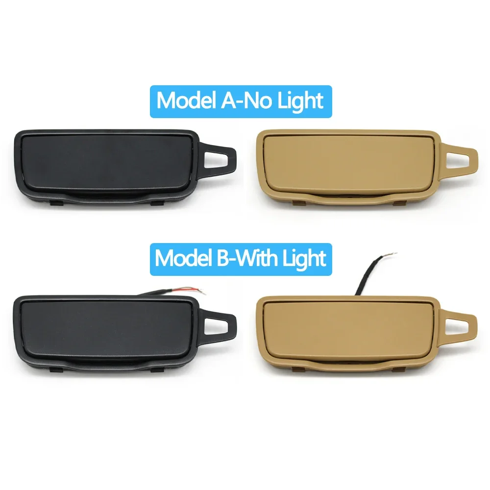 Left Right Sun Visor Vanity Mirror Cover Assembly Set For Porsche Boxster Cayman 911 981 982 991 718 982857551 982857551T