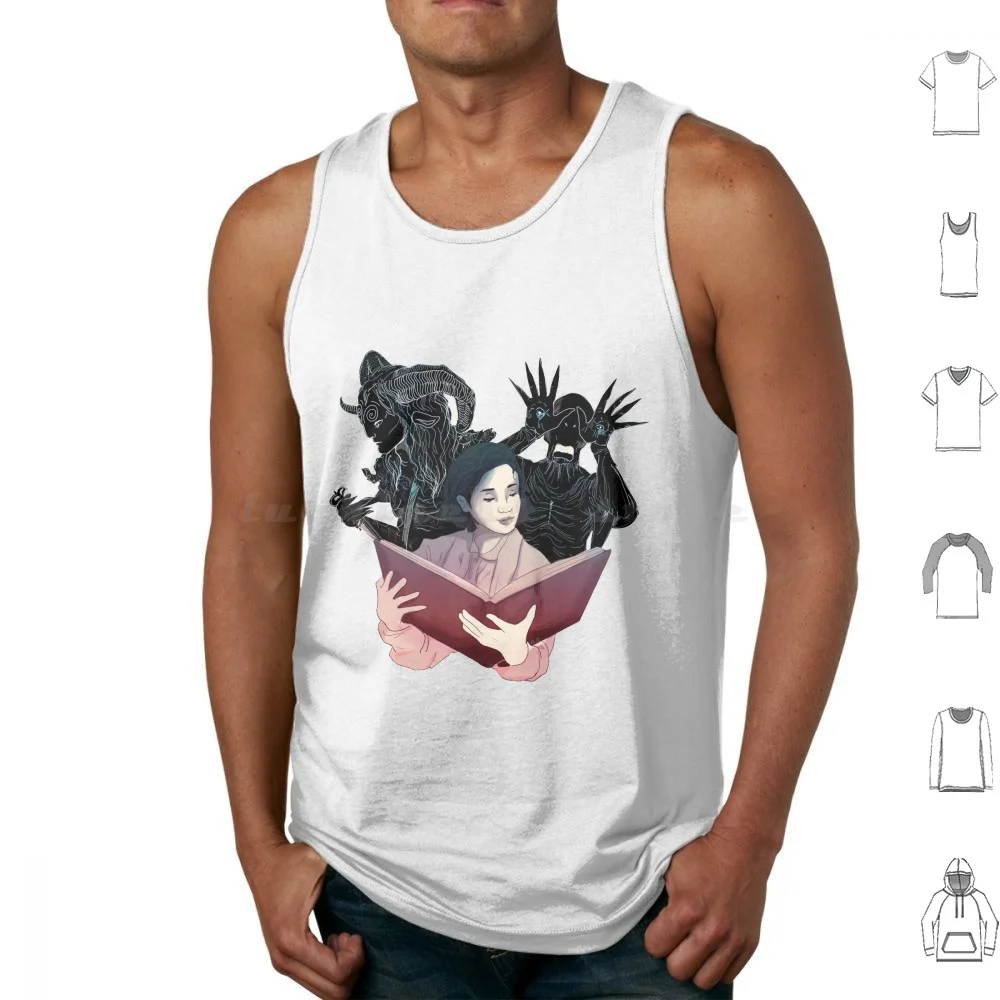 Ofelia Tank Tops Print Cotton Pans Labyrinth El Laberinto Del Fauno Ofelia Faun Fairy Tale