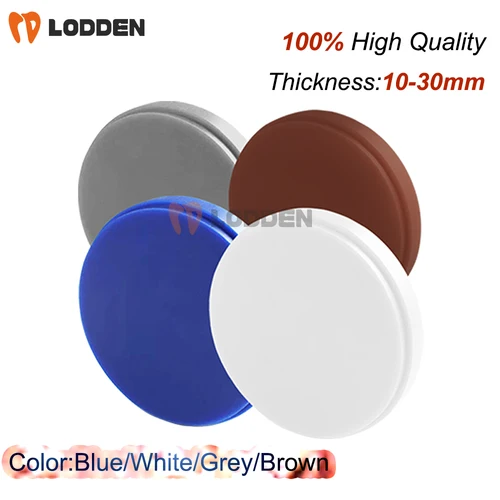 Imagen 1 del producto Disco de Cera Dental, Materiales de Laboratorio, Herramientas para Técnicos de Odontología, Bloque de Cera Verde para Tallado CAD/CAM, 98*10-30mm