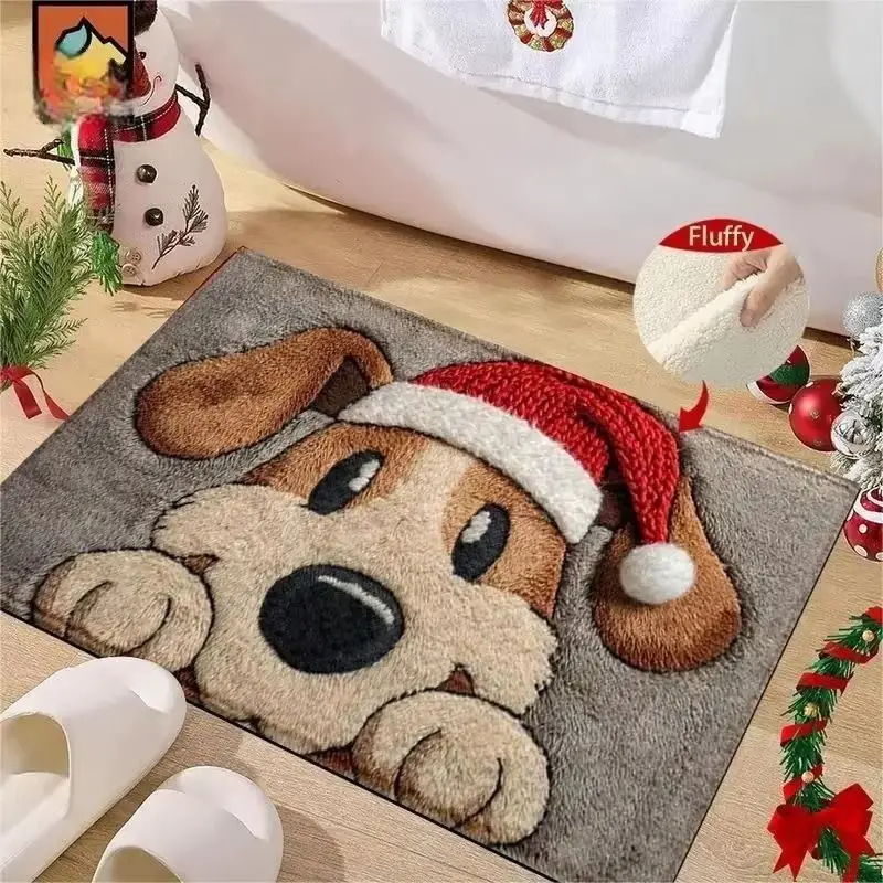 VIKAMA Orange Turkey Thanksgiving Door Mat Noise Reduction Non Slip Entryway Non Slip Backing Home Organization Home Decor