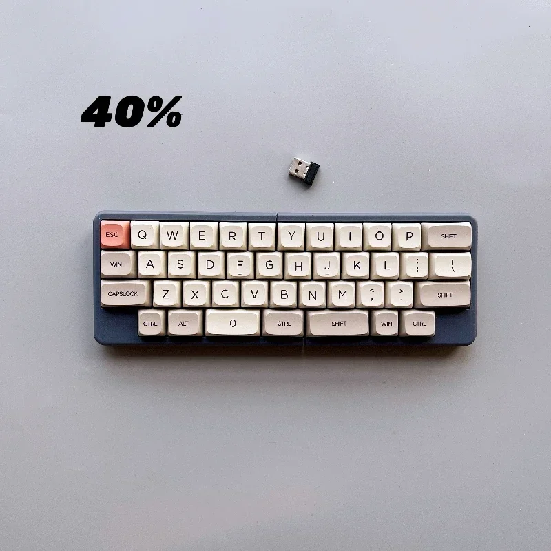 40％ 2.4G Wireless Split Keyboard Ergonomics Custom DIY Support Hot Swappable Customize VIAL Split Keyboard Kit 1200mah Battery