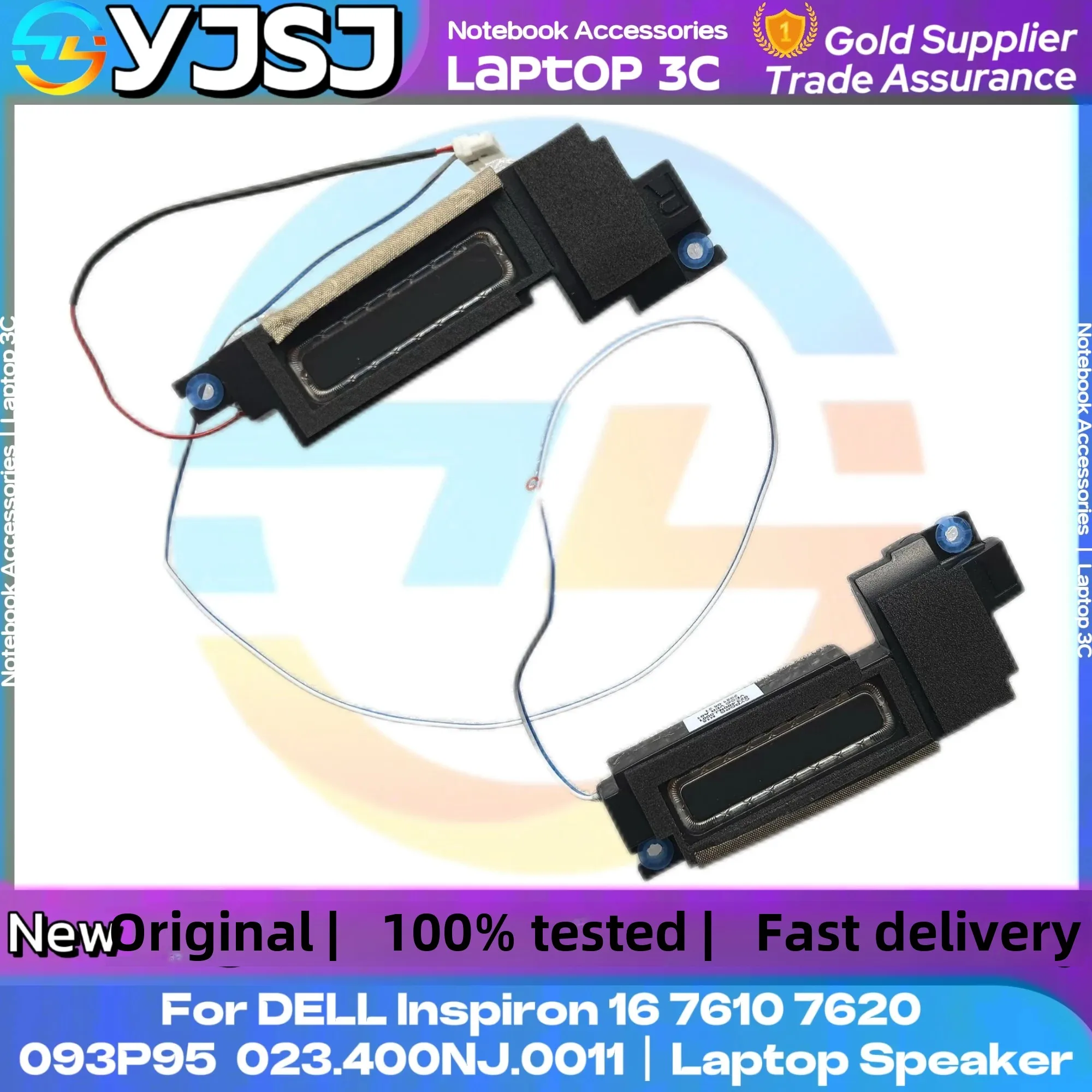 

NEW GENUINE Original Laptop Speake For DELL lnspiron16 7610 7620 built-in speaker CN-093P95 023.400NJ.001 left and right speaker