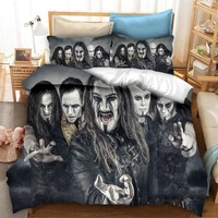 3D Printed Powerwolf Bedding Set Boys Girls Twin Queen Size Duvet Cover Pillowcase Bed Kids Adult Fashion Home Textileextile