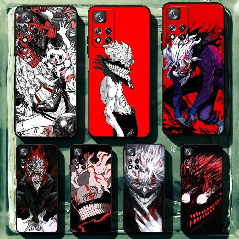 

D-DandadanS Okarun Phone Case For Samsung Galaxy A53,52,73,72,32,31,30s,20s,Note,Ultra Soft Black Coque Funda