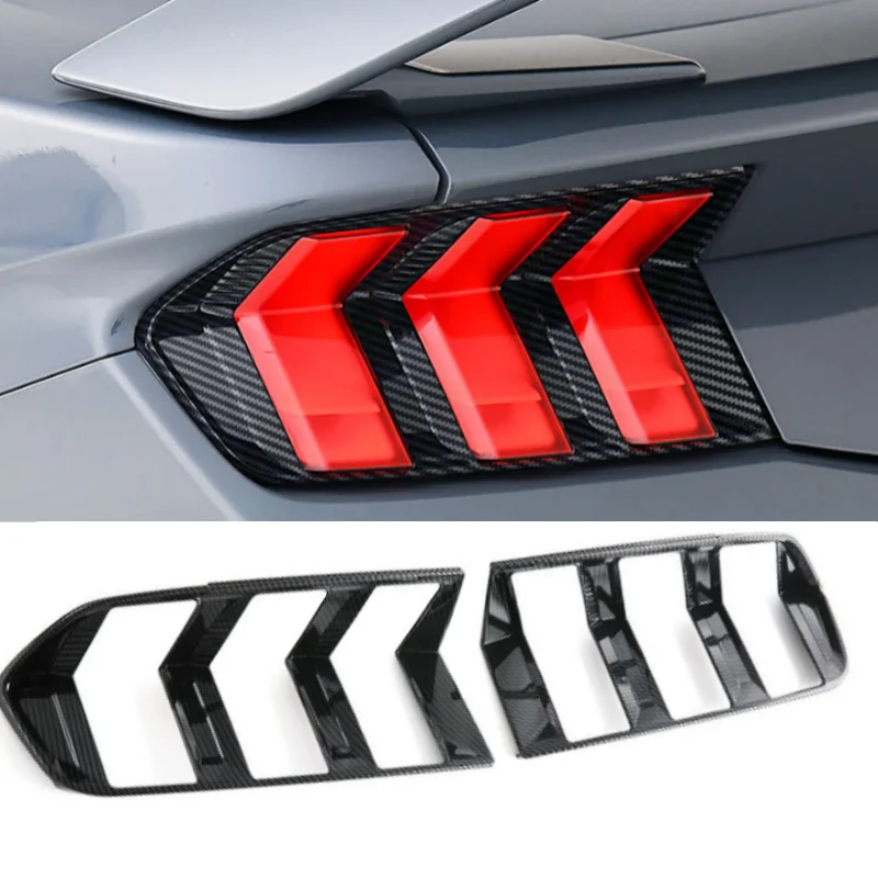 

For Ford Mustang 2024 Exterior Accessories Rear Tail Lights Lamps Decoration Cover Trim