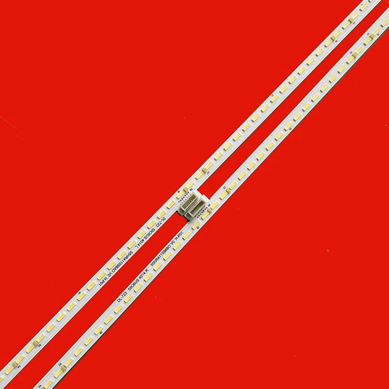 2 PCS/set LED Backlight Strip for TCL 55C6US 55DC760 55DC760X1 TL 55C6 98Ea_4014_L_LX20180604 YHE-4C-LB5598-YH02L