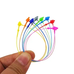 Plastic Loop Pins Snap Fastener Wire Buckle Hang Sling Rope Needle Colorful 5000pcs