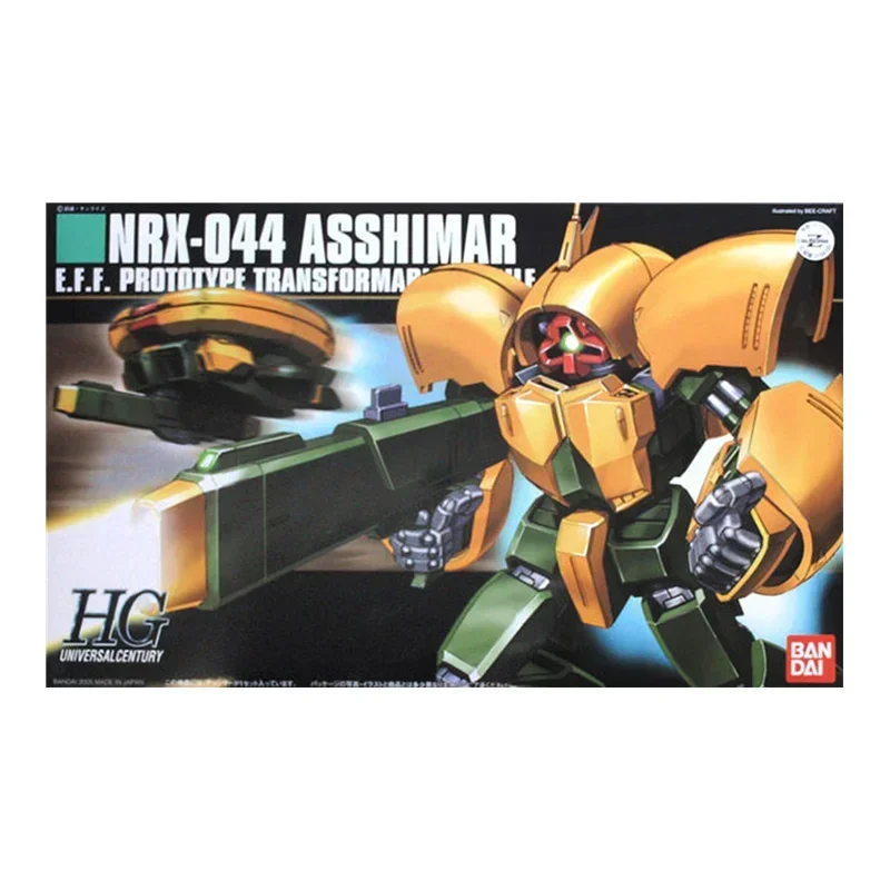 Spot Direct Delivery Bandai Original Anime Collectible GUNDAM Model HGUC NRX-044 ASSHIMAR Action Figure Assembly Toys for Kids