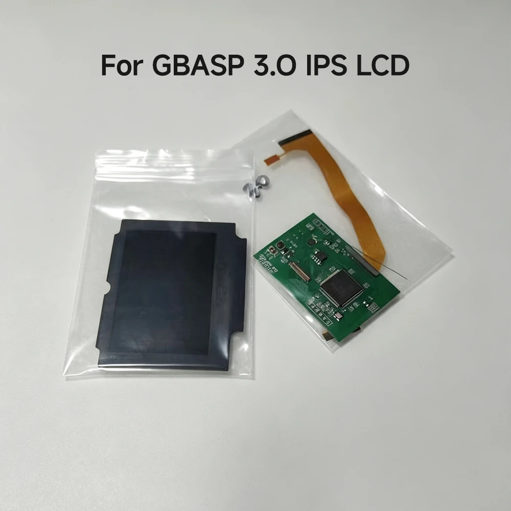 3.0 Inch Original Size High Brightness IPS LCD Screen For Gameboy Advance SP GBASP Console Replacement Mod Screen