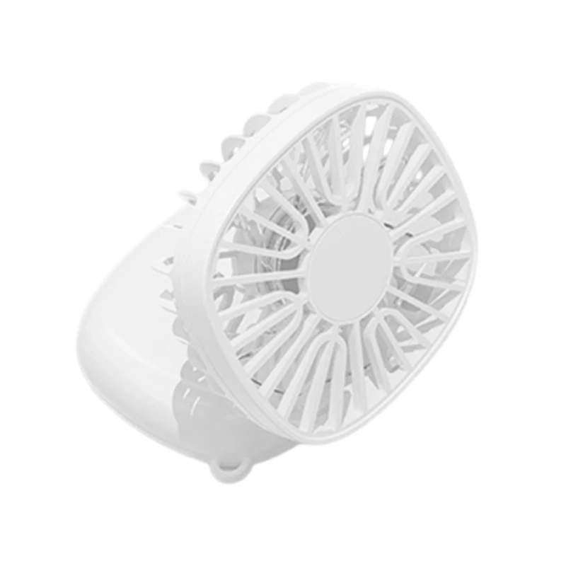 Ventilador portátil pequeno com 3 velocidades ventilador recarregável USB Ventilador dobrável pescoço pendurado para