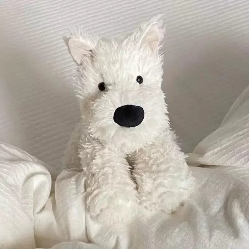 20cm Kawaii West Highland Puppy Plush Toy Stuffed Mini Huff Animal Dog Doll Real Life Toys Girl Birthday Valentine Present