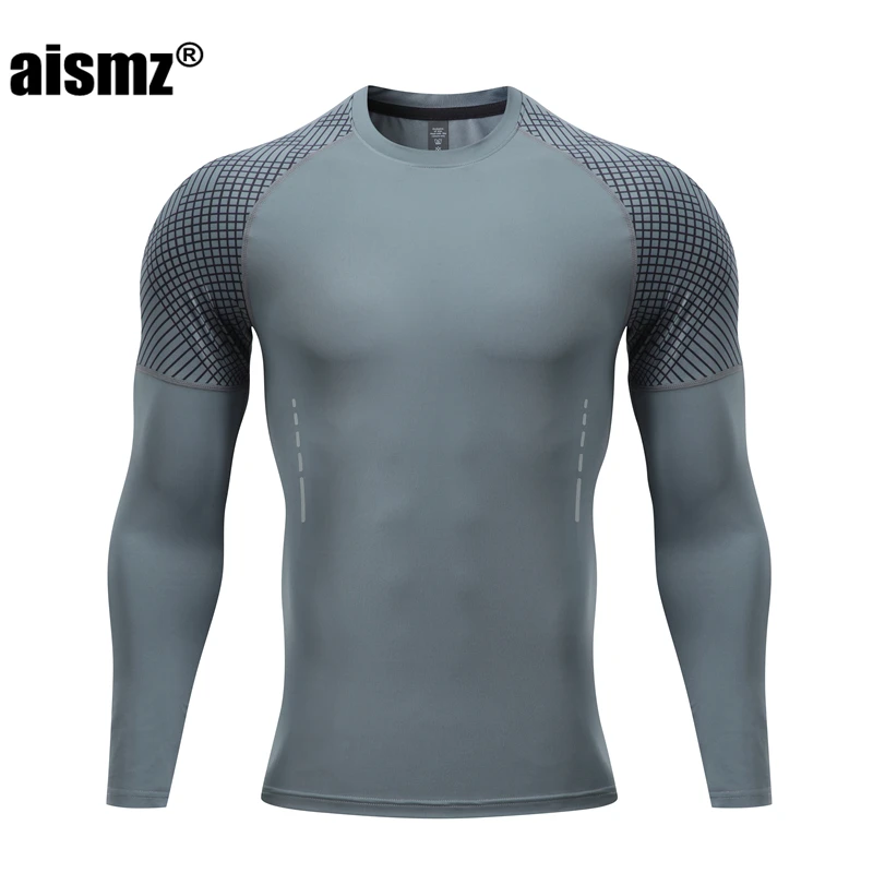 Aismz Men &Boy Thermal underwear Set MMA Tactics Fitness leggings base Compression Sports suit underwear Long Johns Men Clothing