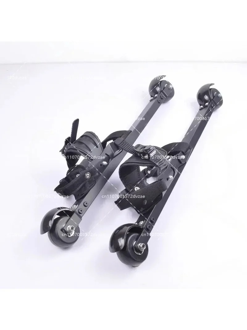 Cross Country Snowboard Roller Shoes Dryland Land Ski Kit for Campus Events Adjustable Roller Dryland Shoes Snowboard Ski Kit