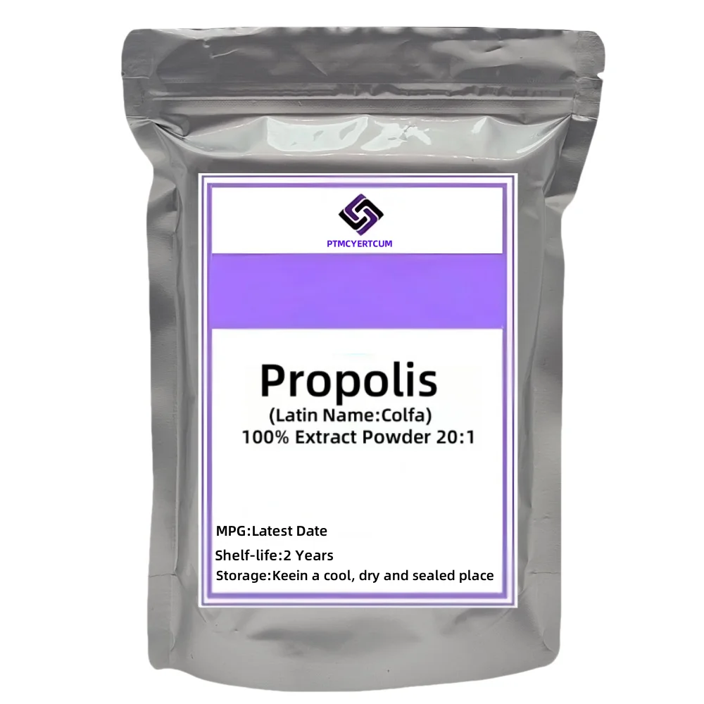 Customized Propolis Extract Powder with Aluminum Foil Bag Packing Double Deck Plastic Bag for Fast Shipping Global Distributors