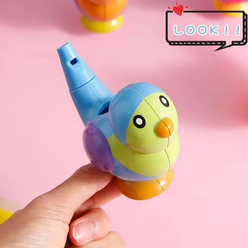 Coloured Drawing Water Bird Whistle Bathtime Musical Toy for Kid Early Learning Educational Children Gift Toy Musical Instrument