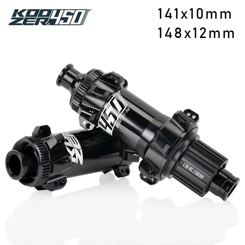 

Koozer 450 Boost Center Lock Прямой тяговый CR-MO Стальная ось 5x141 мм 15x110 12x148 HG XD MS 11 12s Ступица для велосипеда MTB 28 отверстий 120HD
