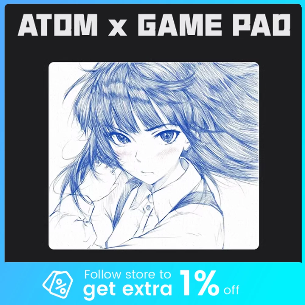 

Игровой коврик для мыши ATOM Resin, для FPS, скорости и точности, нескользящий, водонепроницаемый, для CSGO, APEX, Valorant, аксессуары для ПК, подарки