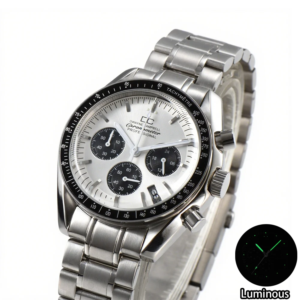 Custom logo VK63 Watch VK63 Movement Men Watches 2024 New Watch Design Waterproof 32.5MM Dial VK63 Chronograph Quartz Watches